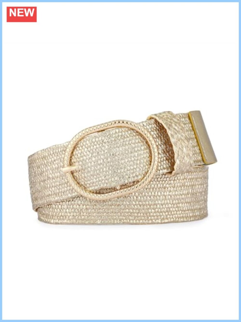 Braided Straw Elastic Waist Belt Woven Women's Belt for Dresses